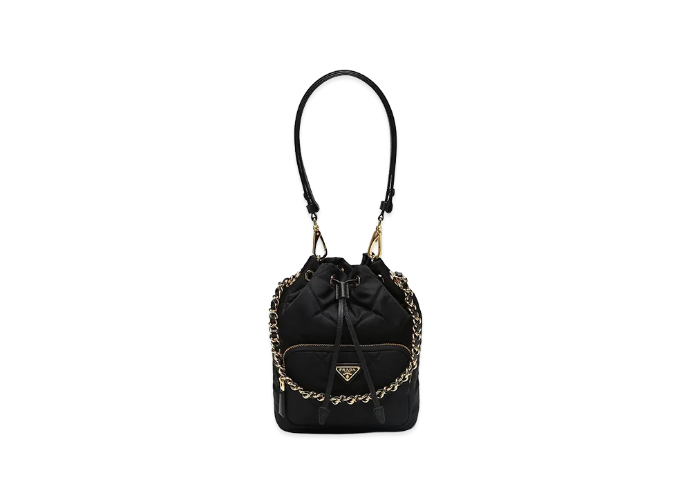 PRADA Women's Re-Edition 1995 Nylon Bucket Bag "Black"