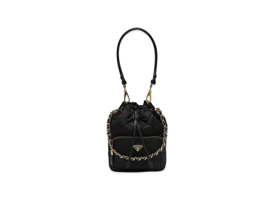 PRADA Women's Re-Edition 1995 Nylon Bucket Bag "Black"