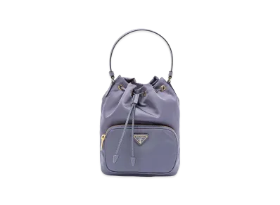 PRADA Women's Duet Bucket Bag "Light Blue"