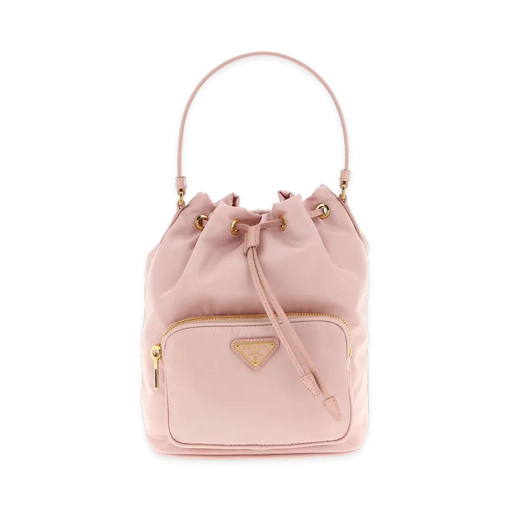 PRADA Women's Duet Bucket Bag "Pink"
