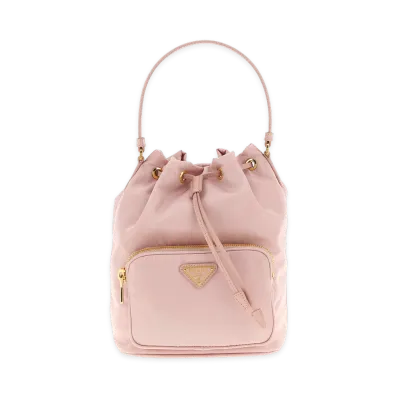 PRADA Women's Duet Bucket Bag "Pink"