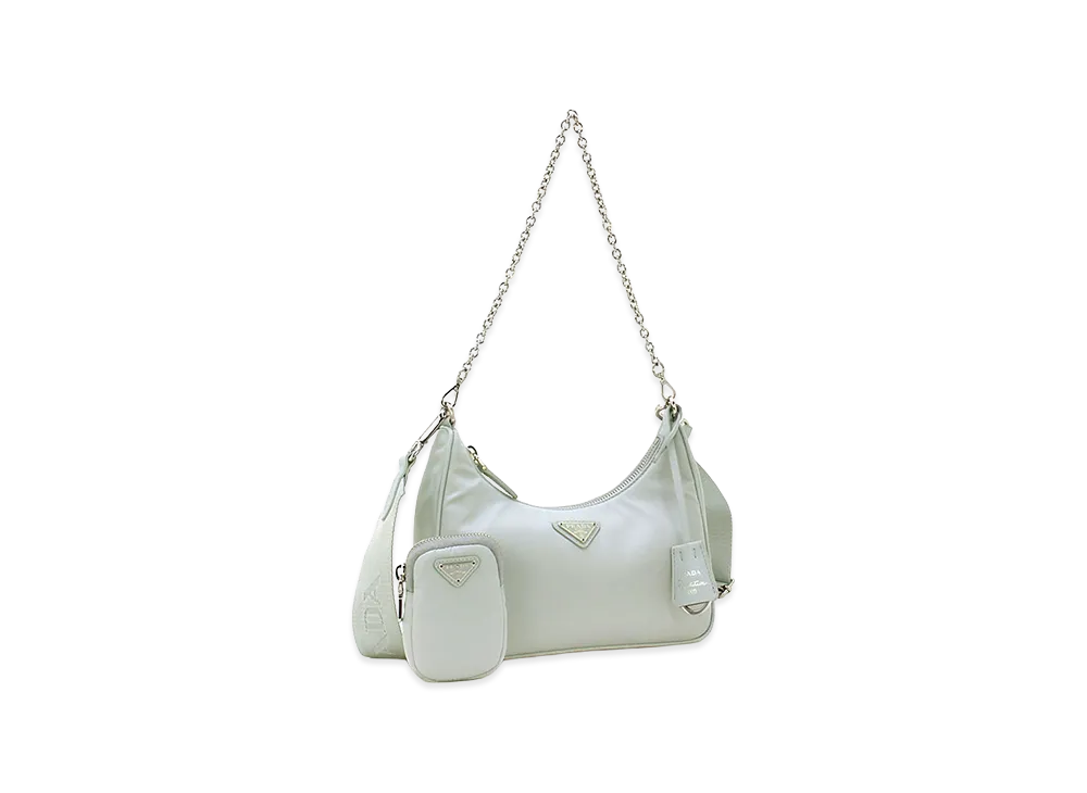 PRADA Women's Shoulder Bag Re-Edition 2005 Re-Nylon "Fiordaliso"