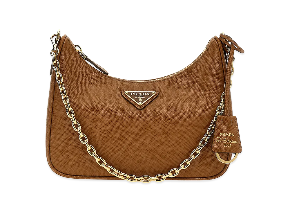 PRADA Women's 'Re-Edition 2005' Crossbody Bag "Brown"