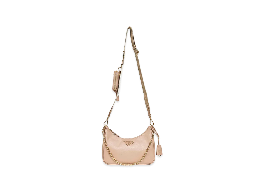 PRADA Women's 'Re-Edition 2005' Shoulder Bag "Beige"