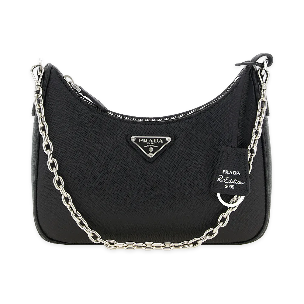 PRADA Women's Re-Edition 2005 Crossbody Bag "Black"