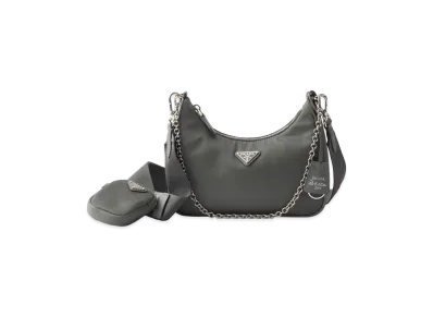 PRADA Re-Edition 2005 Re-Nylon Bag "Mercury Grey"