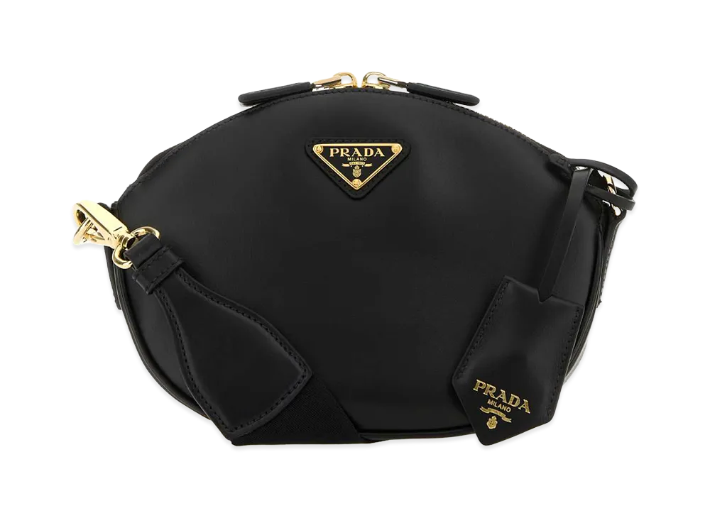 PRADA Women's Leather Crossbody Bag "Black"