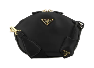 PRADA Women's Leather Crossbody Bag "Black"
