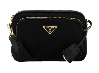 PRADA Women's Re-Nylon Crossbody Bag "Black"