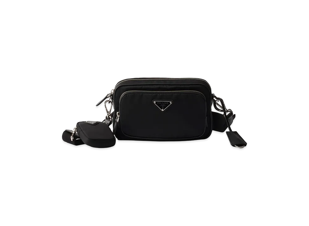 PRADA Re-Nylon Mini Shoulder Bag "Black"