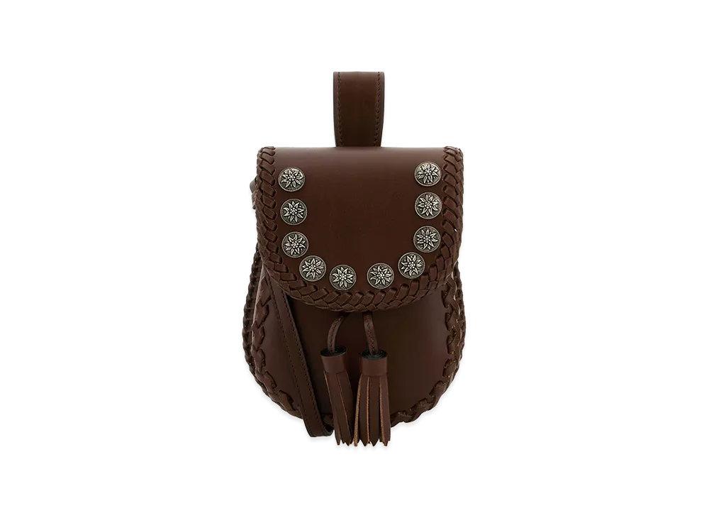 PRADA Women's Leather Crossbody Bag "Brown"