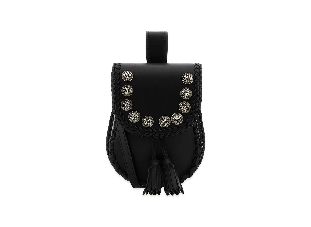 PRADA Women's Leather Crossbody Bag "Black"