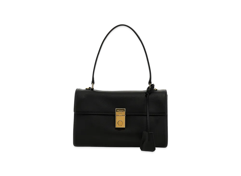 PRADA Women's 'Soft Sound' Shoulder Bag "Black"
