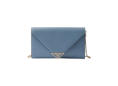 PRADA Saffiano Leather Mini-Bag "Light Blue"