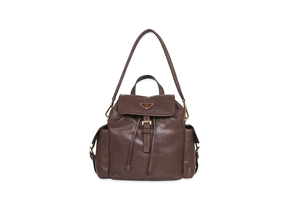 PRADA Women's 'Explore' Medium Backpack "Brown"