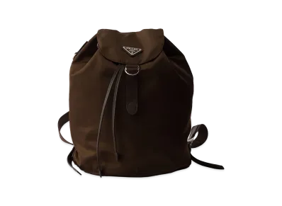 PRADA Small Re-Nylon Backpack "Sienna Brown"