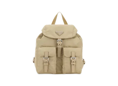 PRADA Women's Re-Nylon Small Backpack "Beige"