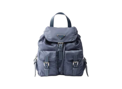 PRADA Small Re-Nylon Backpack "Aviation Blue"