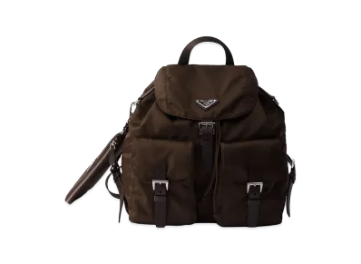 PRADA Medium Re-Nylon Backpack "Sienna Brown"