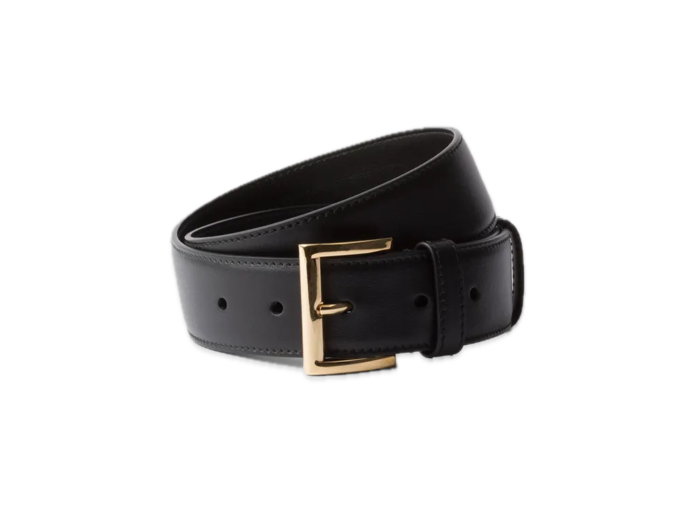 PRADA Leather Belt "Black"