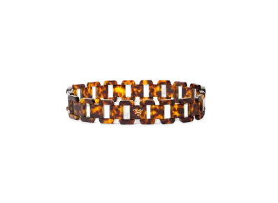 PRADA Plexiglas Belt "Beige/Tortoiseshell"