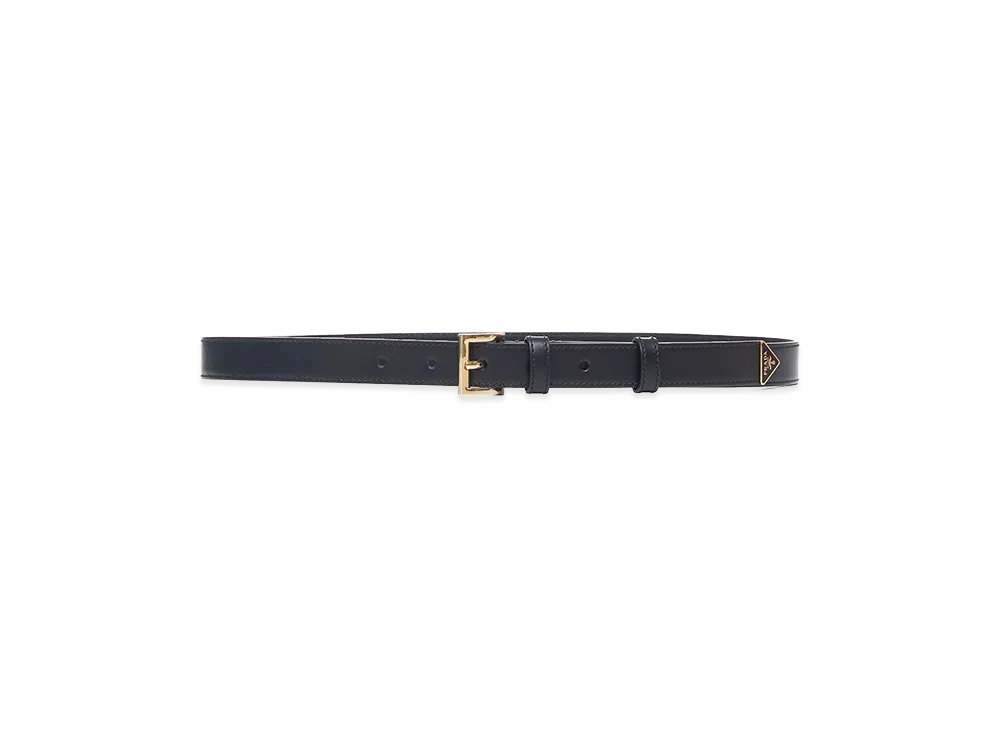 PRADA Women's Leather Belt "Black"
