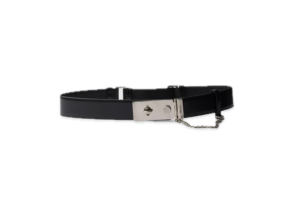 PRADA Leather Belt "Black"