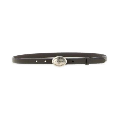 PRADA Women's Leather Belt "Brown"
