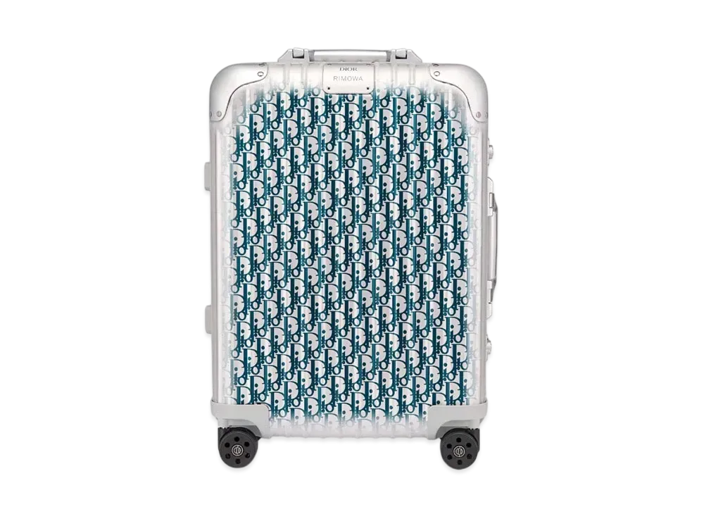 ディオール アンド リモワ キャリーオン ラゲッジ ディオール オブリーク アルミニウム "ブルー" 1DRTR002YWZ_H570