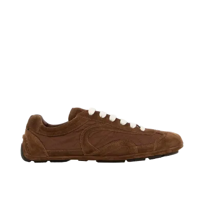 PRADA Women's Montecarlo Re-Edition 2005 Sneaker "Brown"