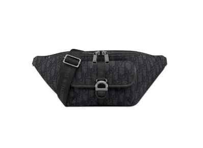 Dior 8 Belt Bag Dior Oblique Jacquard "Black"