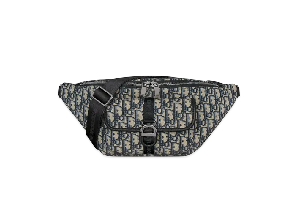 Dior 8 Belt Bag Dior Oblique Jacquard "Beige/Black"