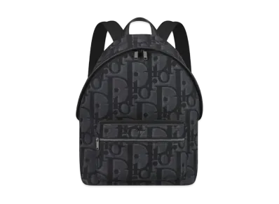 Dior Maxi Oblique Jacquard Rider Backpack "Black"