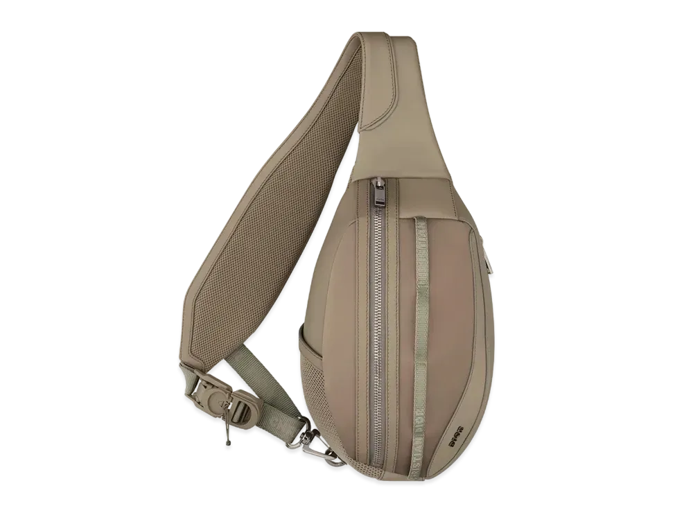 Dior Scarab Bag Smooth Calfskin Nylon "Brown"