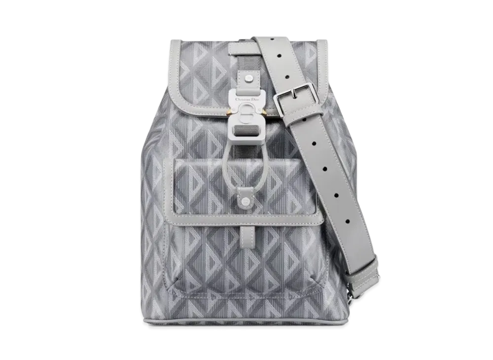 Dior Hit The Road Sling Bag CD Diamond Canvas "Gray"