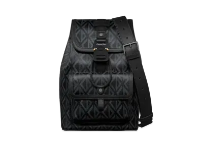 Dior Hit The Road Sling Bag CD Diamond Canvas "Black"