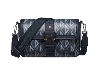 Dior Hit The Road Bag Strap CD Diamond Canvas "Navy Blue"