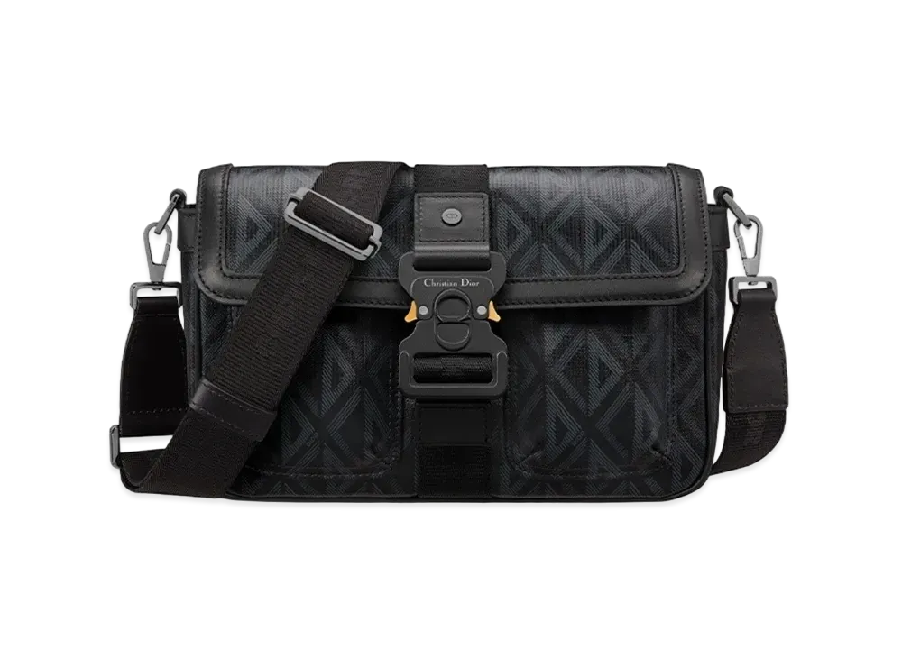 Dior Hit The Road Bag with Strap CD Diamond "Black"