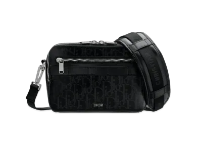 Dior Safari Messenger Bag Dior Oblique Galaxy "Black"