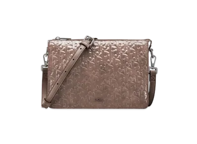 Dior Boxy Bag with Strap Dior Oblique "Plum"