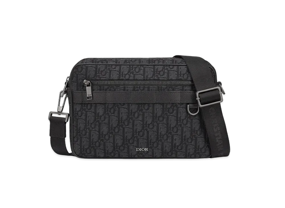 Dior Maxi Safari Bag with Strap "Black"