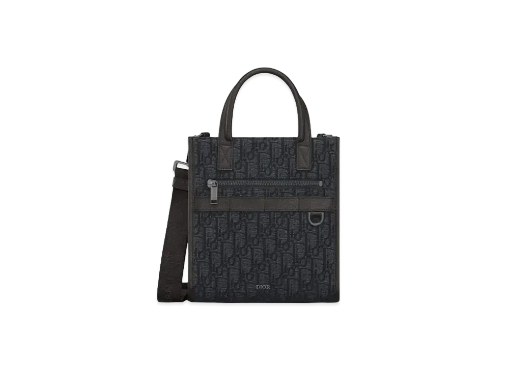 Dior Safari North-South Tote Bag Dior Oblique Jacquard "Black"