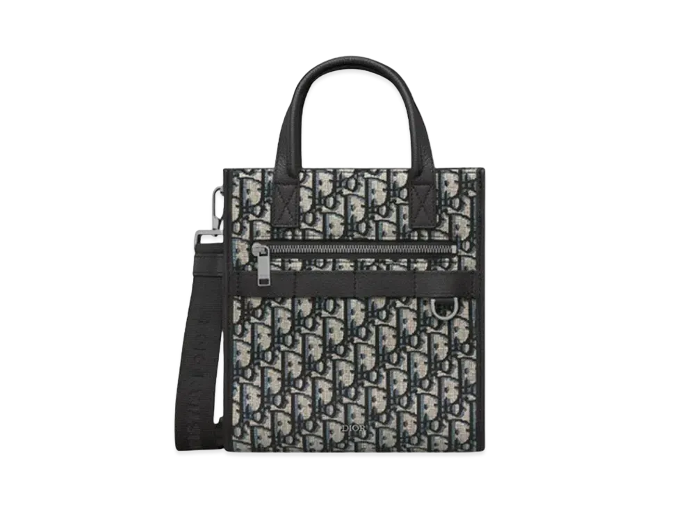 Dior Safari North-South Tote Bag Dior Oblique Jacquard "Beige/Black"