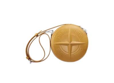 Dior x Stone Island Round Bag Smooth Calfskin Limited Edition "Yellow"