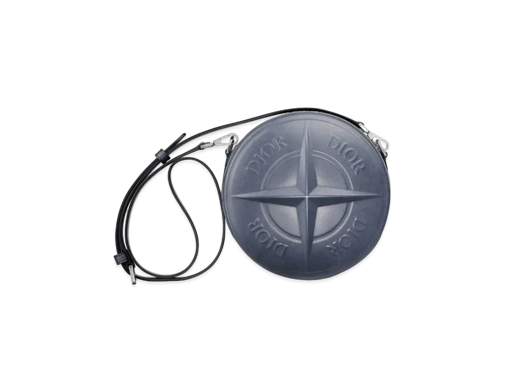 Dior x Stone Island Round Bag Smooth Calfskin Limited Edition "Blue"