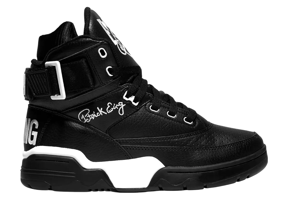 Ewing Athletics 33 Hi OG "Black Leather/White"