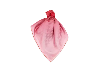 PRADA Women's Symbole Print Scarf "Fuxia Pink"