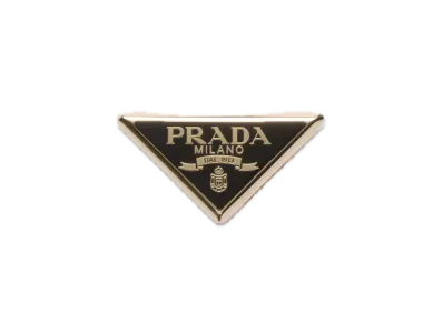 PRADA Metal Scarf Clip "Black"