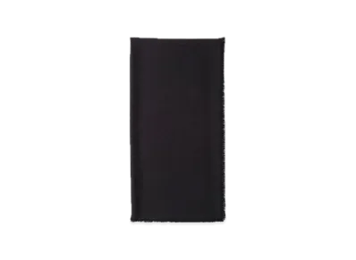 PRADA Symbole Silk x Wool Jacquard Shawl "Black"