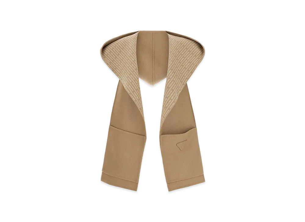 PRADA Women's Wool Scarf "Beige"